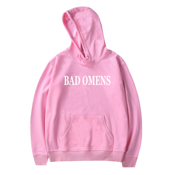Bad Omens Death Pink Hoodie - Bad Omens Merch